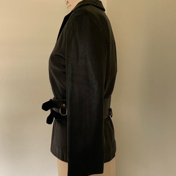 HUGO BUSCATI COLECTION LEATHER TOP - Picture 3 of 14